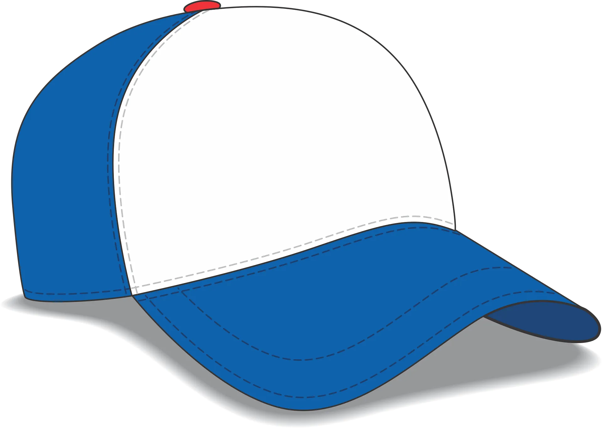 Cap Hat Mockup royalty-free vector graphic. Free for use & download.
